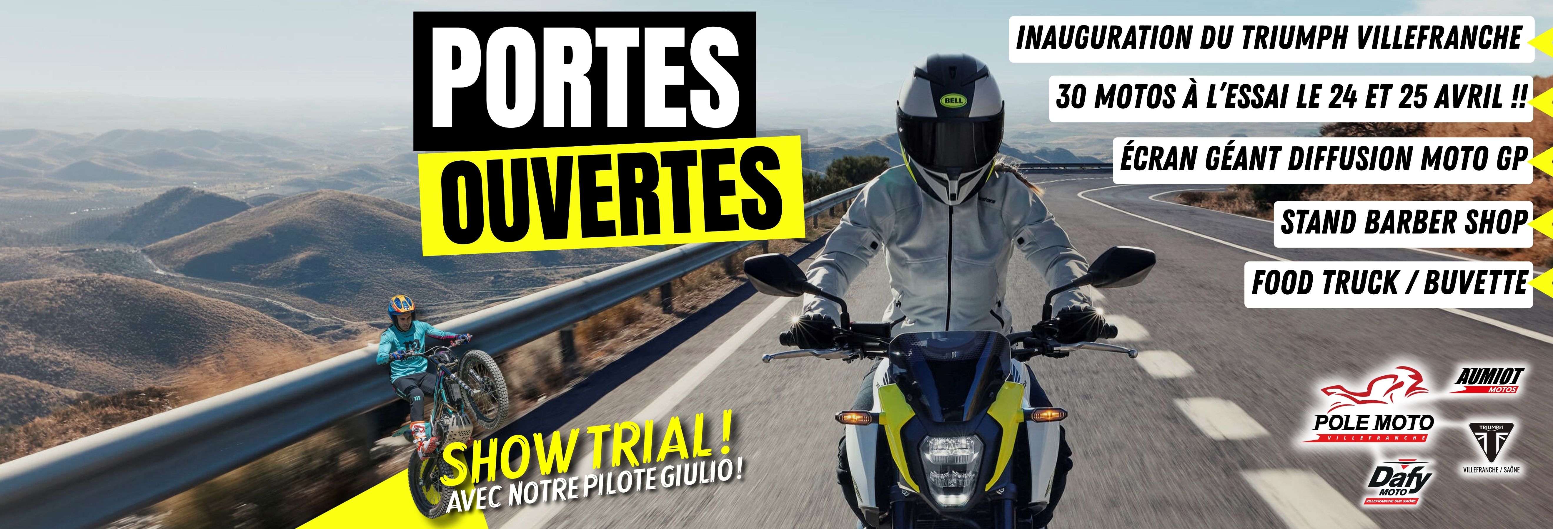 Journée Portes Ouvertes ! Essais motos – 24 et 25 avril 2026